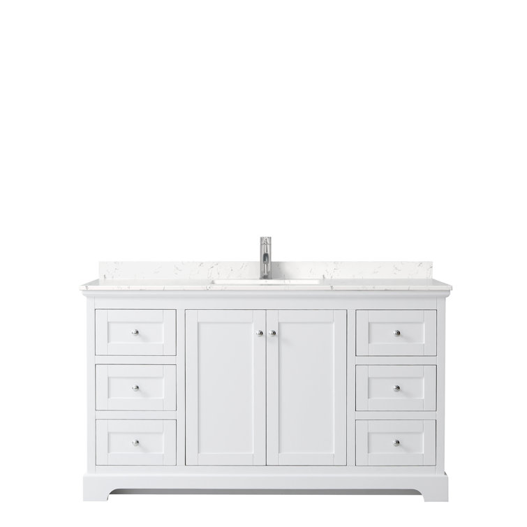 Wyndham Collection Avery 60" Single Bathroom Vanity Set & Reviews Wayfair